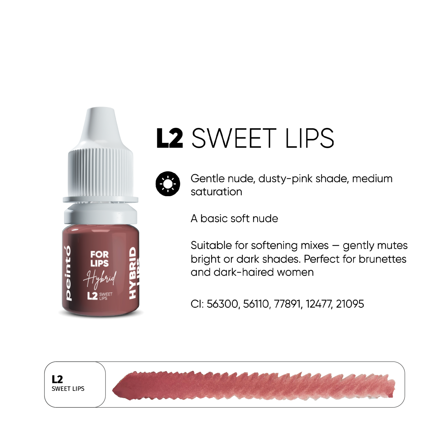 PEINTO ტუჩის პიგმენტი L2 Sweet Lips